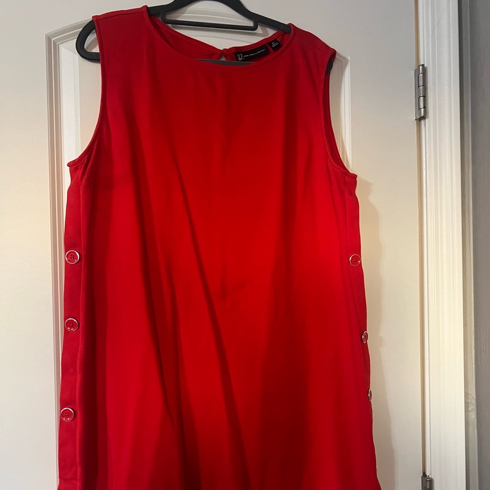 New York & Company button dress